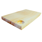 Деревянная разделочная доска, доска для суши Art of Siberia из цельного куска дерева Сибирский Кедр. RD2