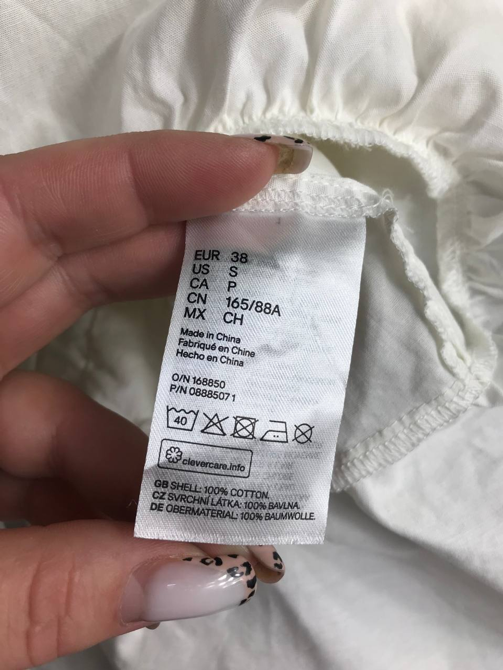 Топ H&M красивый, маркировка 38, визуально на 44 размер