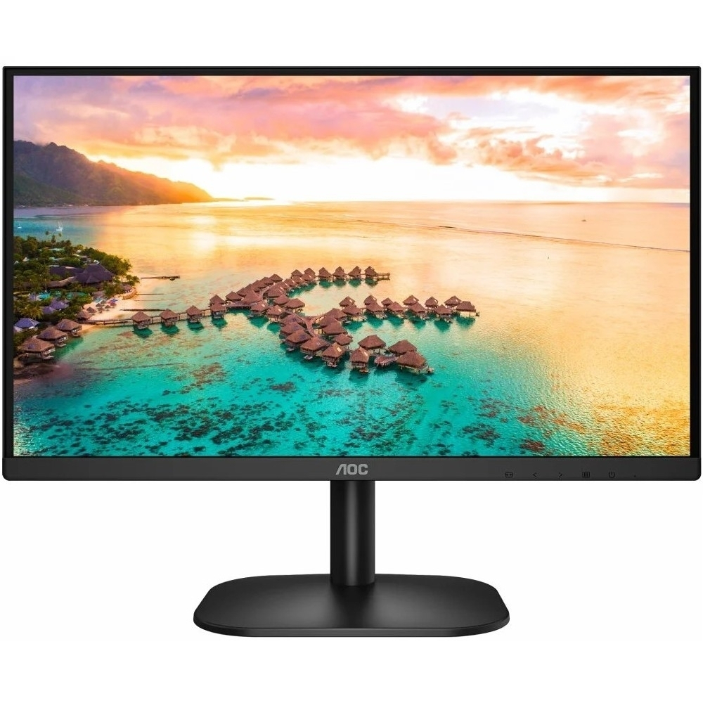Монитор LCD AOC 23.8" 24B2XH черный (IPS 1920x1080 75Hz 8ms 178/178 250cd 20M:1 D-Sub HDMI1.4)