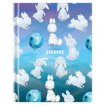Дневник 1-4 класс 48 л., твердый, ЮНЛАНДИЯ, глянцевая ламинация, с подсказом, "Зайчики", 106593