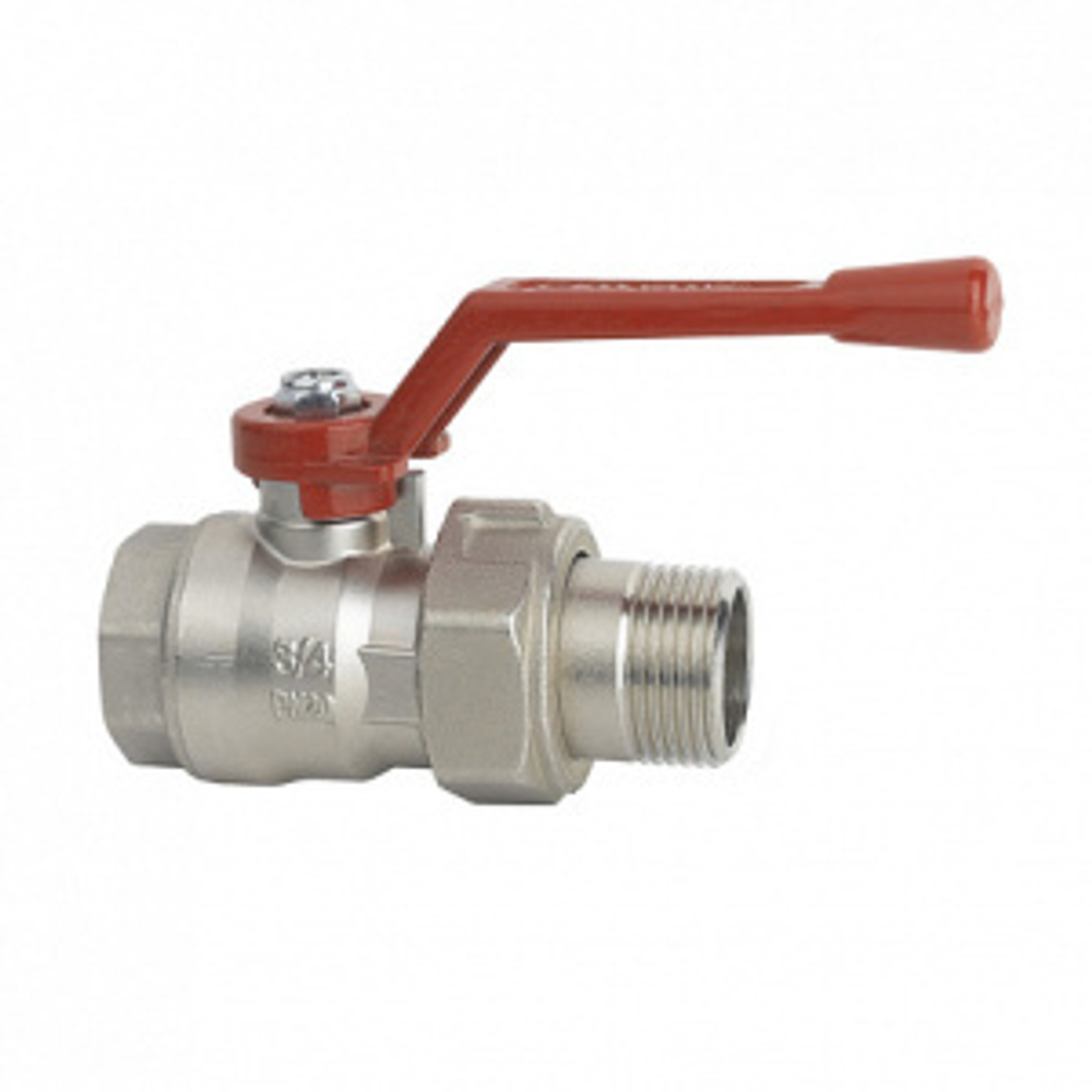 Кран шаровой 246/RED6 1/2" серии RED5 полнопроходной с разъемным соединением PN50 BН рычаг