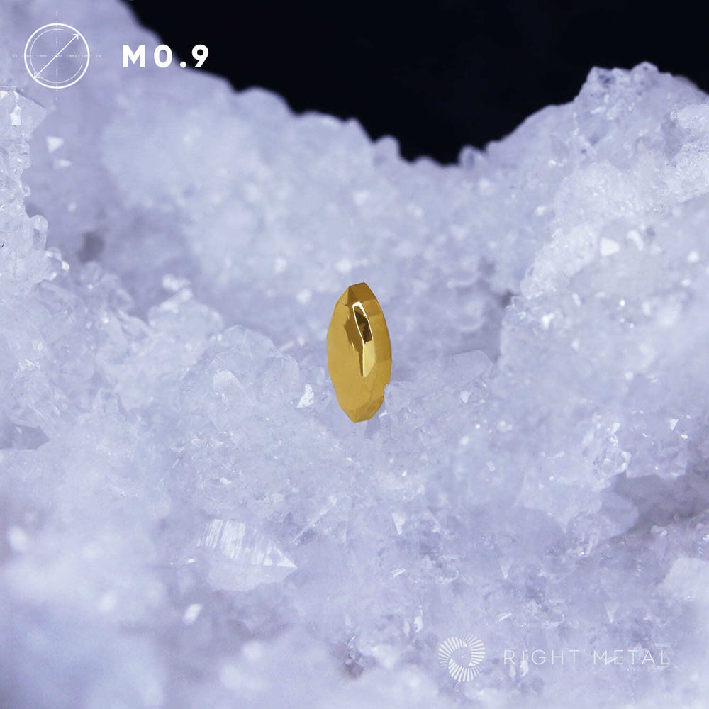 1K Marquise Edge PVD Yellow