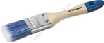 ЗУБР Аква 38 мм, 1,5'' светлая искусственная щетина, деревянная ручка, Плоская кисть, МАСТЕР (4-01007-038)