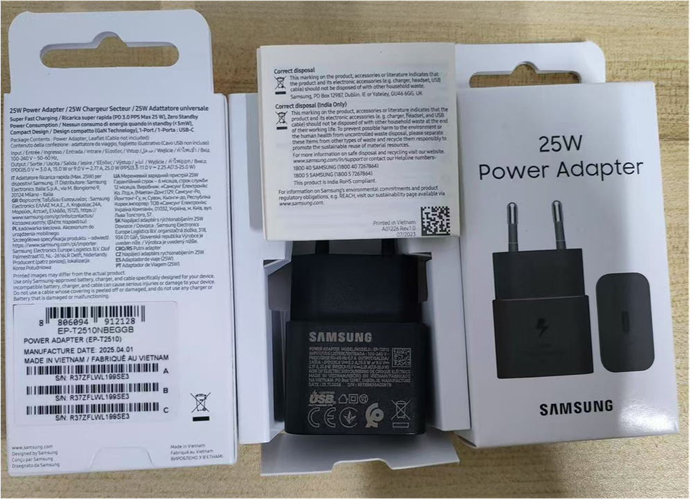 Samsung Original Power Adapter 25W Low Standby (EP-T2510)