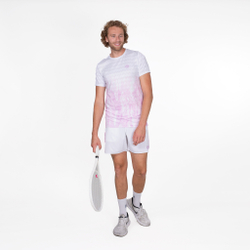 Мужское теннисное поло BIDI BADU Tafari Tech T-Shirt Men - Violet, White
