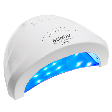 Лампа для сушки КВАРЦ UV/LED SUN 1 48 Вт Original SUNUV, белая