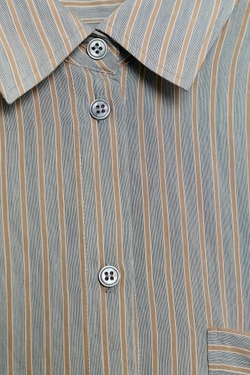 ZARA РУБАШКА СВОБОДНОГО КРОЯ В ПОЛОСКУ — ZW COLLECTION, РАЗНОЦВЕТНЫЙ