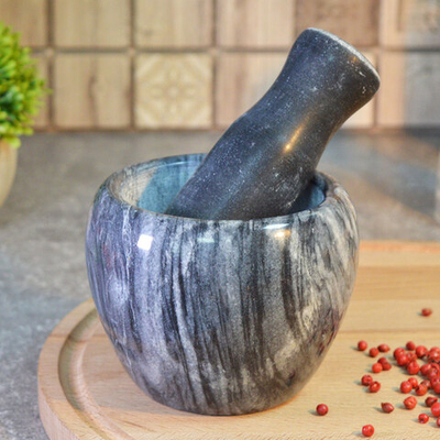 Ступка с пестиком 10*9см, мрамор