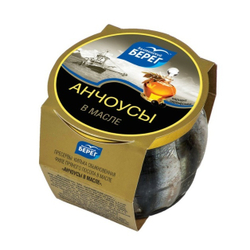 Анчоус Балтийский Берег Пряный в Масле 145г