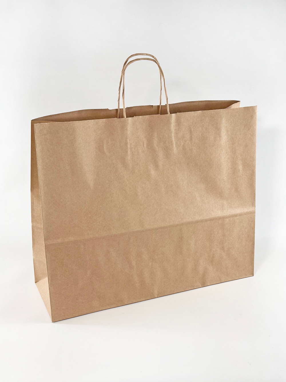 Крафт пакет 450 х 150 х 365 мм, с крученными ручками, 90 гр/м2