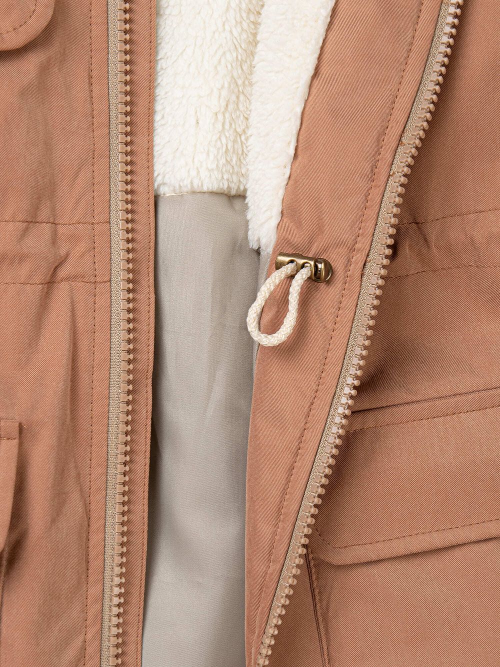 Парка демисезонная на меху "Карамель" 7+