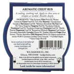 Badger, ароматическая мазь для грудной клетки, эвкалипт и мята, 56  (2 унции)