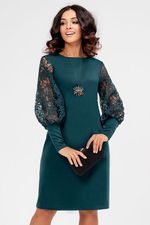 Платье Жозефина(46-56) Serenada изумрудный (Акция)