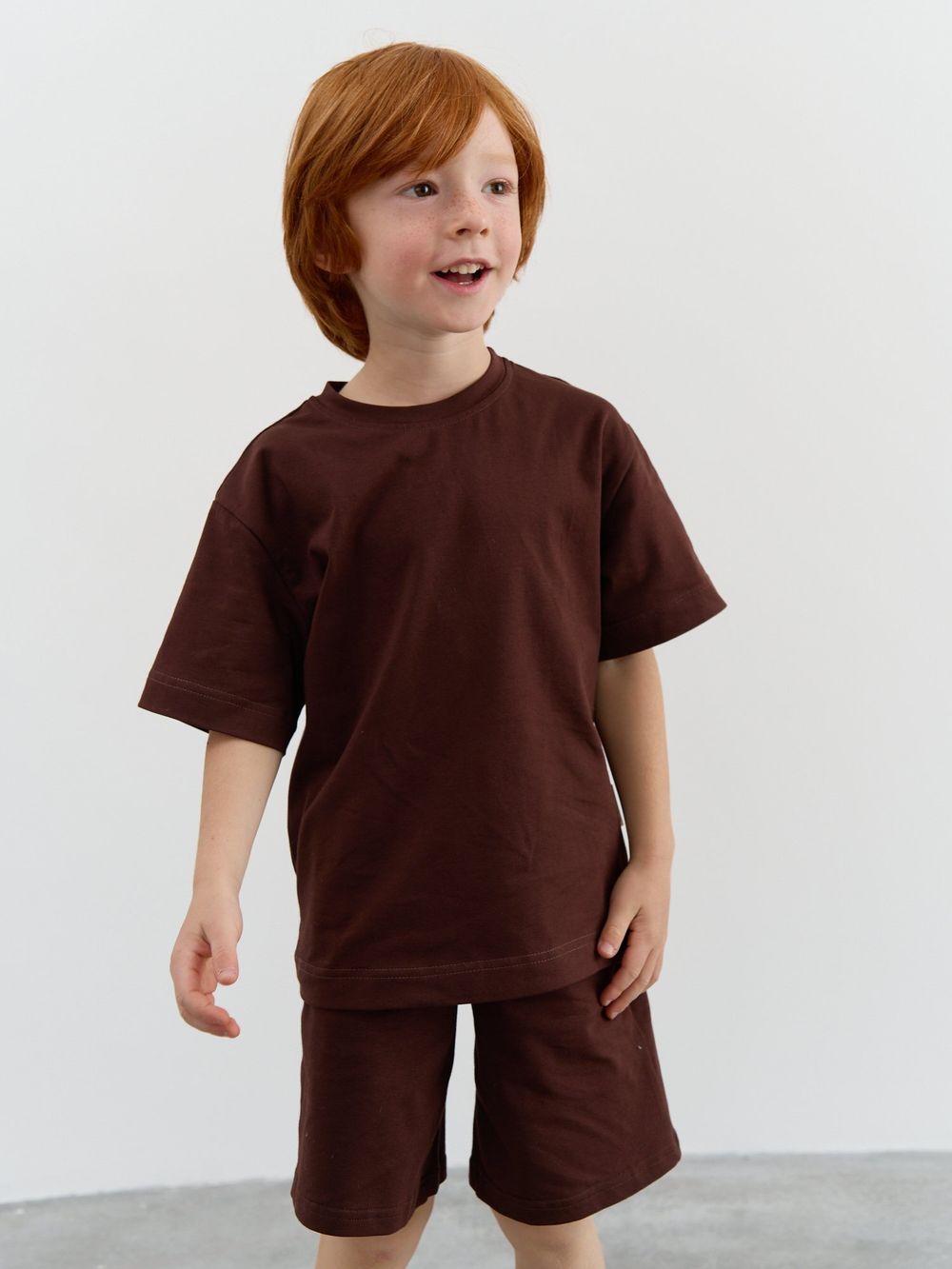 Футболка оверсайз "Каштан"