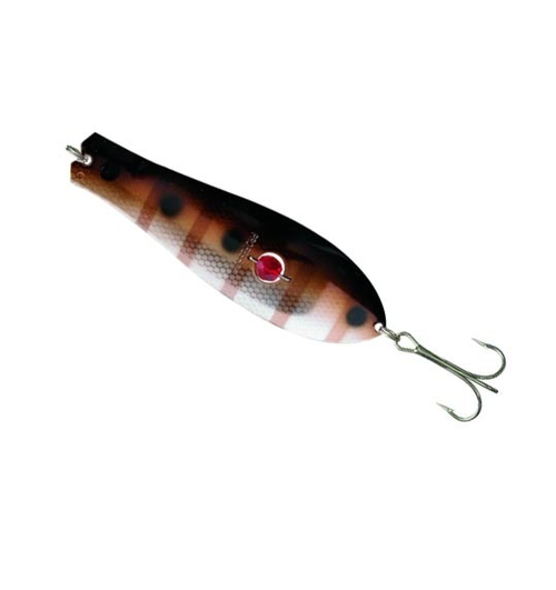 Блесна Kuusamo Professor 2 90/26 с камнем, цвет BR/BL-S