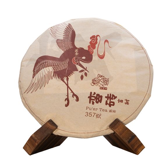 Herbata Shu Puer 2014 „Manzhuan Gushu” z rośliny Chashuwan 357 g