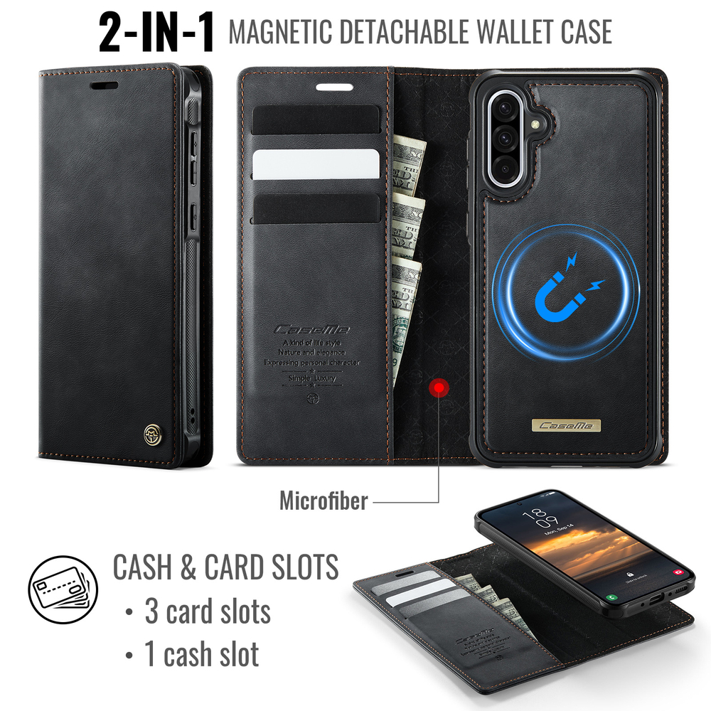 Чехол-кошелек CaseMe 2 in 1 MagSafe Samsung Galaxy A36