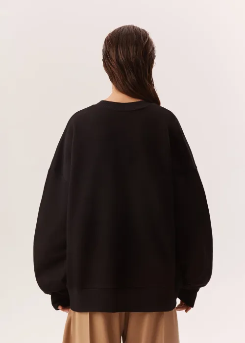 Свитшот ШАЛЬНАЯ ПРИНЦЕССА черного цвета