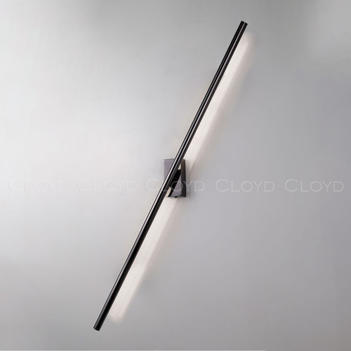 Бра Cloyd LINEAS-B W1 / выс. 100 см- 4000K - черный блестящий (арт.20456)