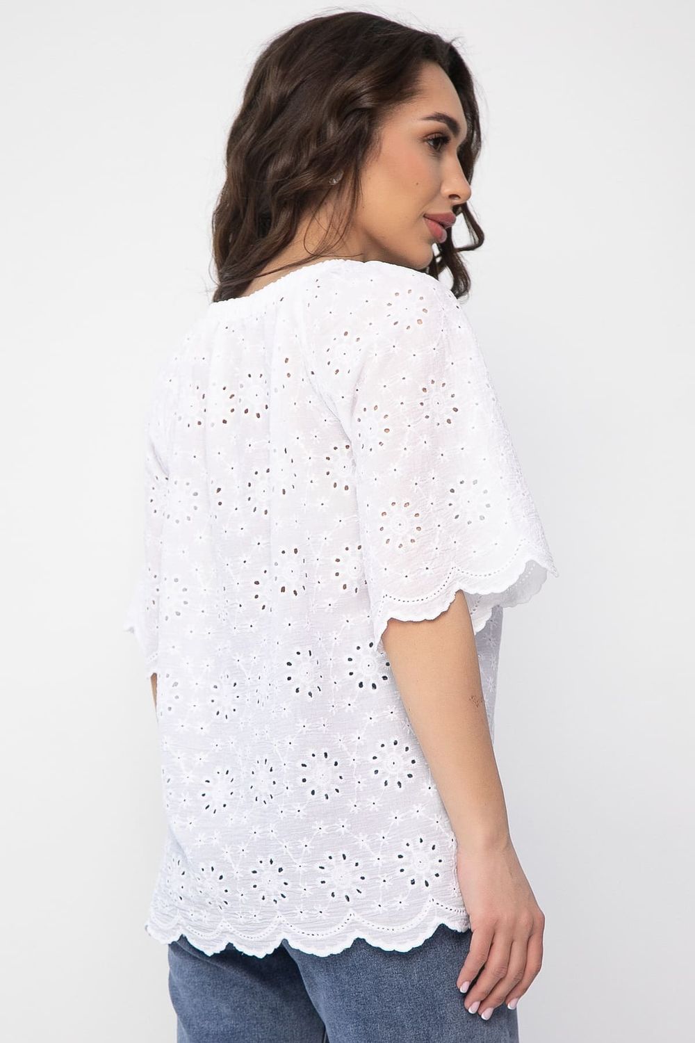 Блуза Воздушная (белая) Б13571-2М LT Collection