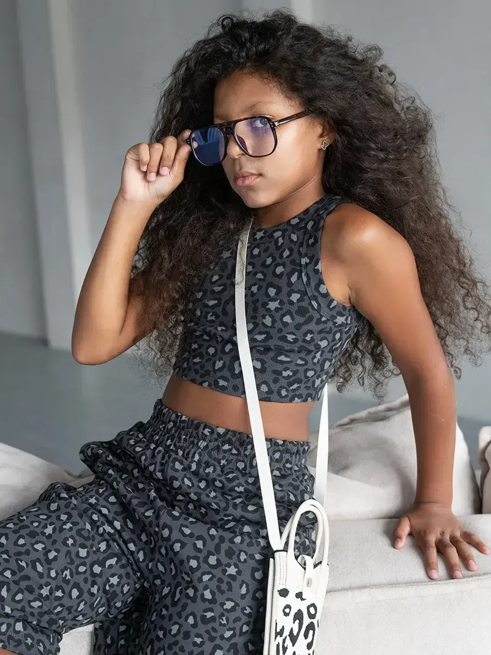 Костюм для девочки в сад топ и шорты