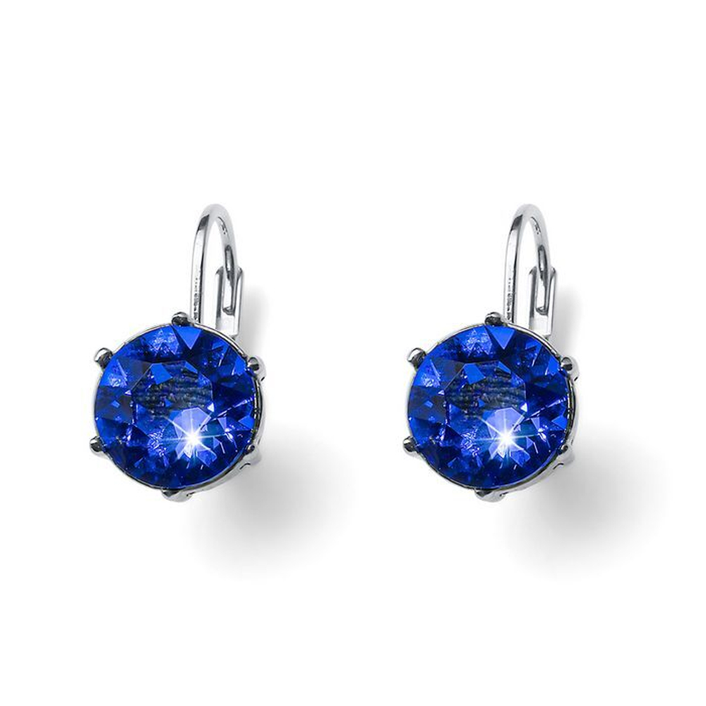 Серьги Oliver Weber Jump Large Sapphire
