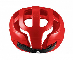 Шлем для единоборств Kick Boxing Headguard красный adiKBHG500