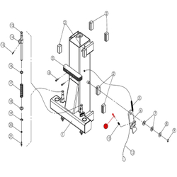 Регулировочный болт стопора M8×40 T4Е, T4, V2-4L