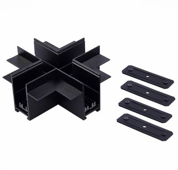 X- образный встраиваемый соединитель ST021.422.21 чёрный Skyline 220 ST-Luce