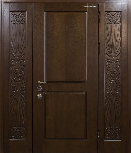 Двупольная входная дверь Этюд-2 для частного дома