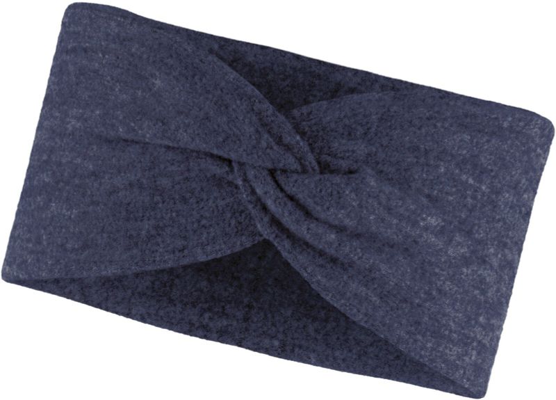 Шерстяная повязка на голову Buff Merino Fleece Headband Navy Фото 1