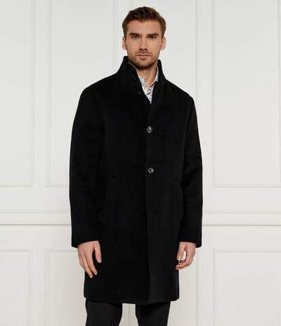 Шерстяное пальто Tommy Hilfiger - черный(MW0MW37956)