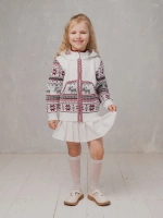 Кофта вязаная на молнии с капюшоном