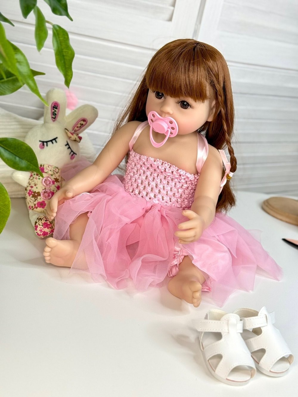 Кукла Реборн виниловая 48см в пакете (FA-063A)