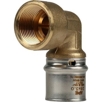 Угольник пресс Stout 26x3/4" ВР с внутренней резьбой (SFP-0010-003426)