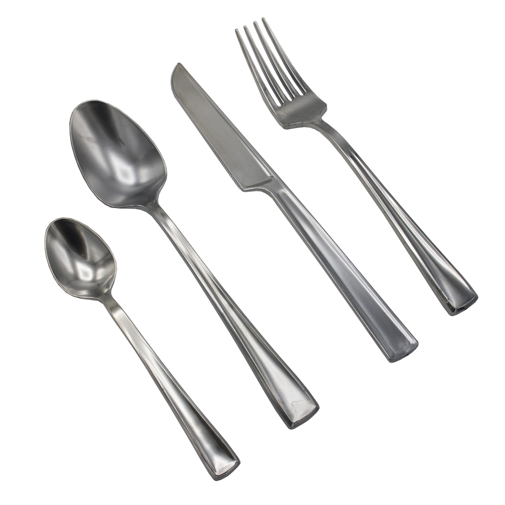 Одноразовые ложки 185мм металлик (50/1000шт)