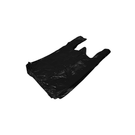 Пакет майка 25+12х45 (А2) черный 200/5000