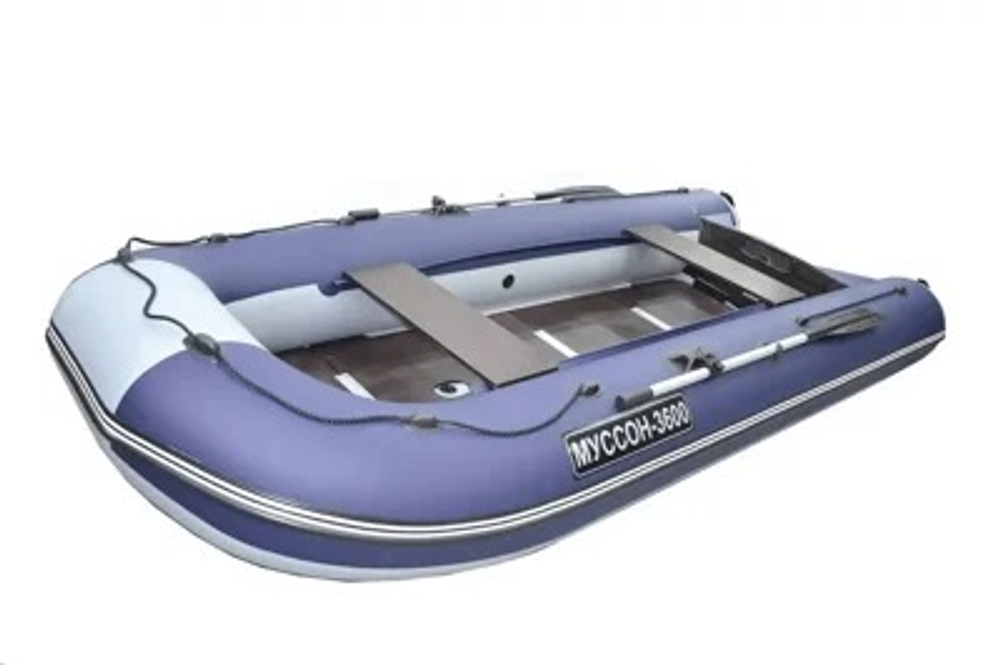 Лодка ПВХ МУССОН M-3600 СК + 2х-тактный лодочный мотор Фрегат 30FHS