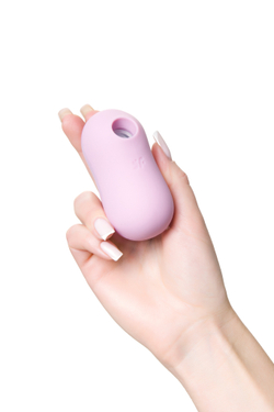 Вакуум-волновой бесконтактный стимулятор клитора Satisfyer Cotton Candy, силикон, фиолетовый