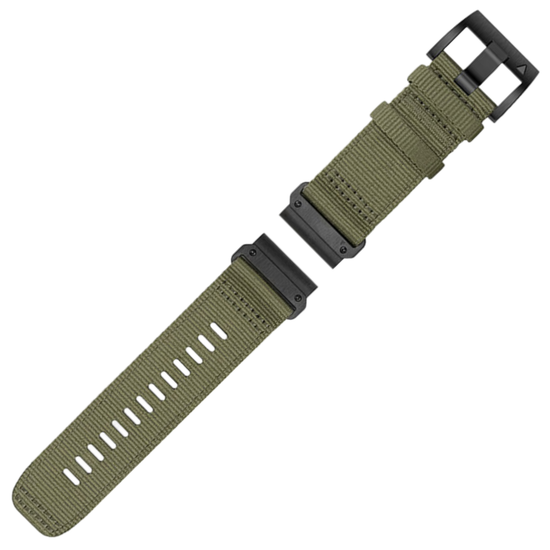 Ремешок QuickFit 26 мм для Garmin (циферблат 51мм) нейлоновый тактический (Оливковый)