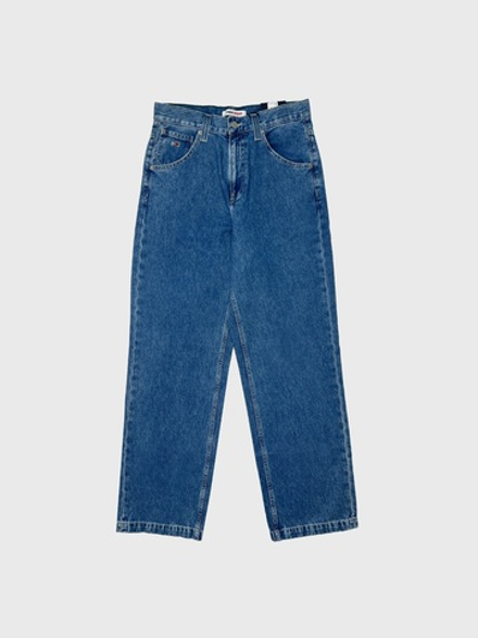 Джинсы Tommy Jeans Baggy Fit Tommy Logo Medium Wash