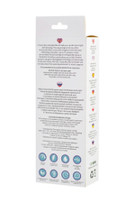 Фиолетовый клиторальный вибростимулятор FLO - 18,5 см. (Цвет: фиолетовый)