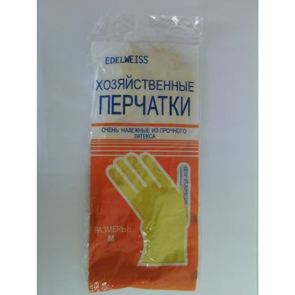 Перчатки резиновые М (12пар/20уп)