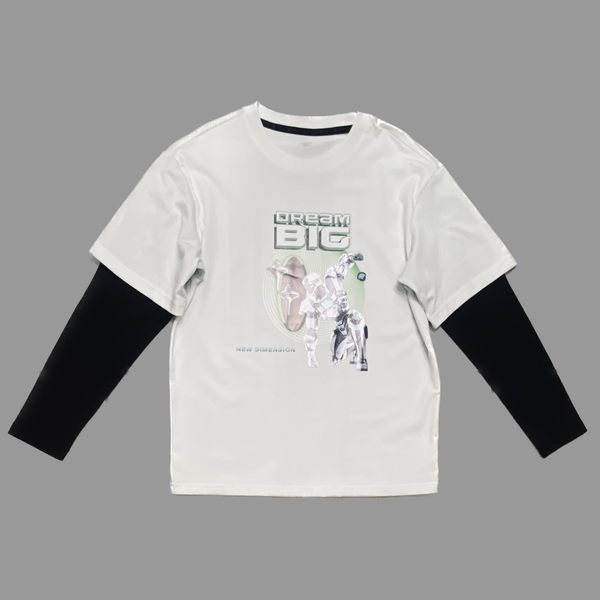 Футболка/толстовка с длинными двойными рукавами