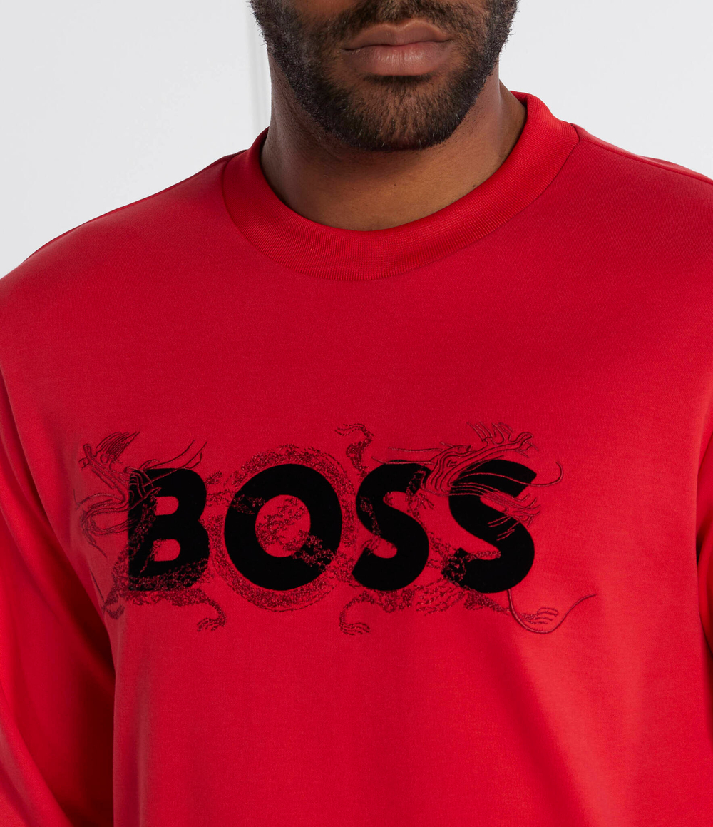 Худи Soleri 119_LNY BOSS BLACK - красный(50510132)