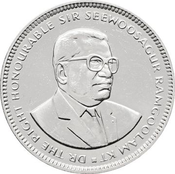 1/2 рупии 1987-2016 Маврикий