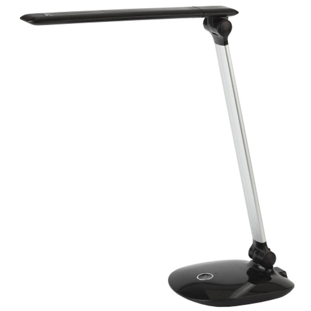 Настольный светильник ЭРА NLED-456-10W-BK-S светодиодный черный с серебром