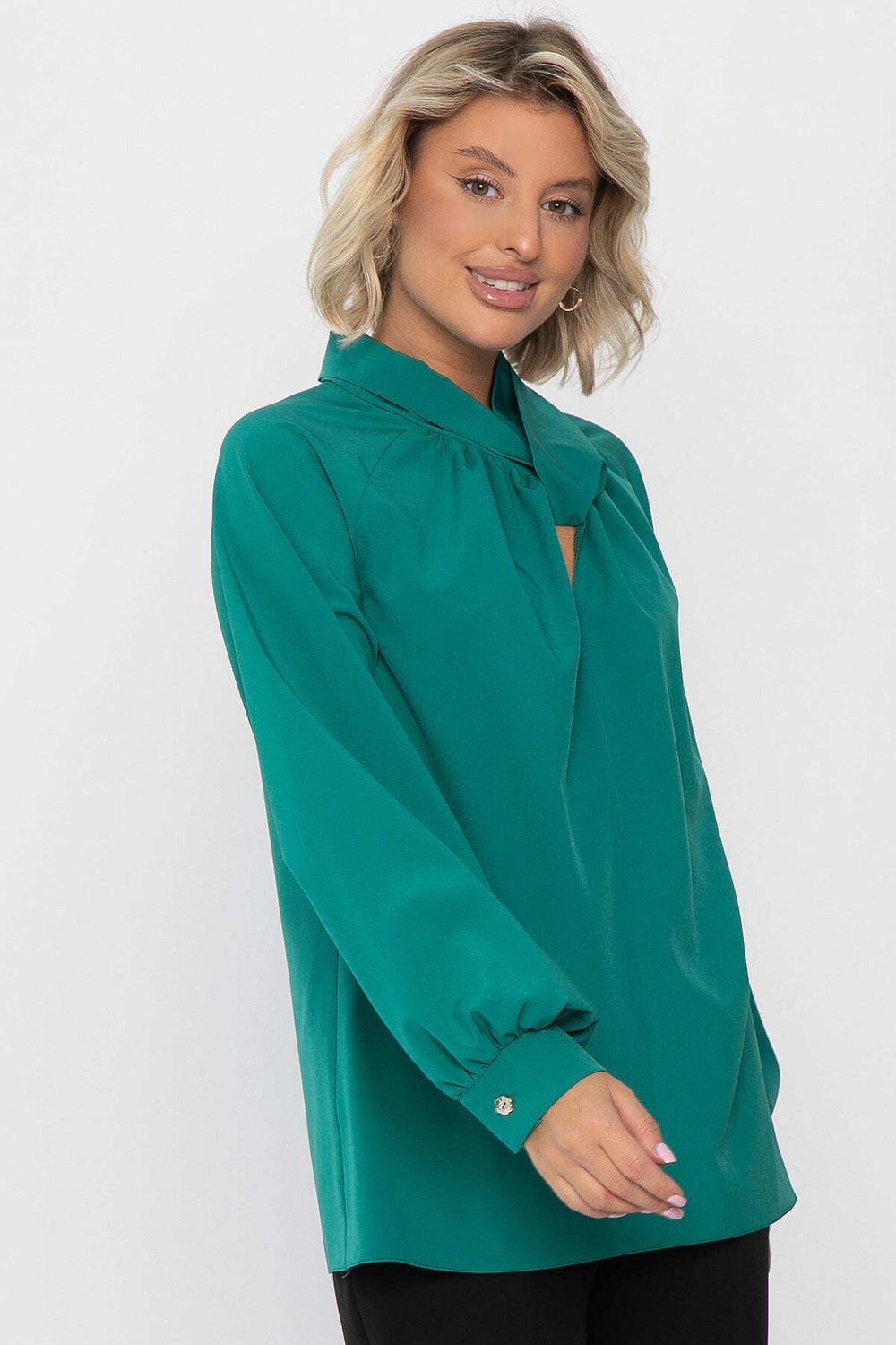 Блуза Юрмала (изумруд) Б14268-30М LT Collection