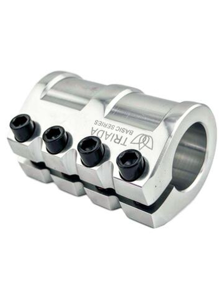 Зажим Triada BAISIC 4-болта, Серебро полированный