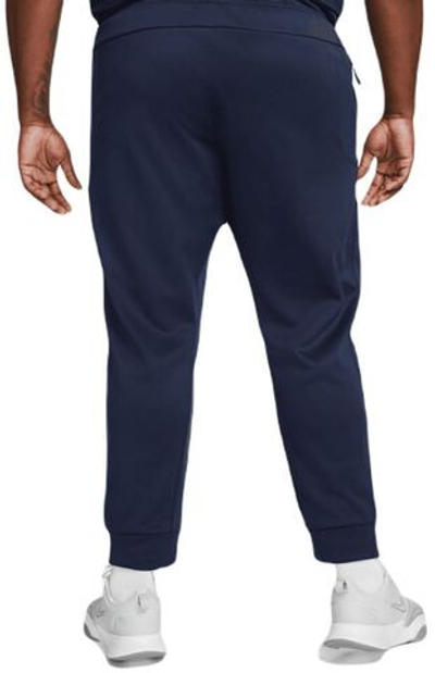 Мужские теннисные штаны Nike Therma Fit Pant - obsidian/obsidian/black